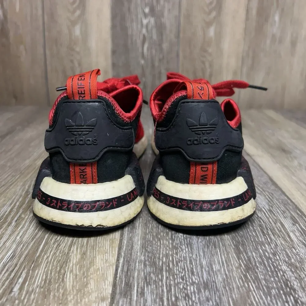Adidas Youth US Size 6 Red Black NMD_R1 Speckle Pack Scarlet Low EF3648 Shoes